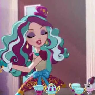 Maddie Hatter and Raven Queen wallpaper