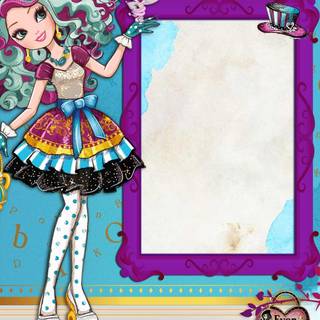 Maddie Hatter and Raven Queen wallpaper