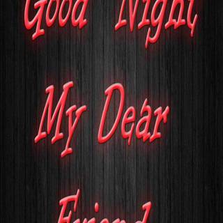 Good night friend wallpaper