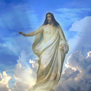 Jesus and Saints HD wallpaper