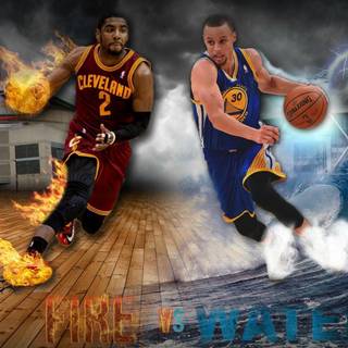 Steph Curry and Kyrie Irving wallpaper