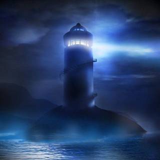 Lighthouse drawing wallpaper