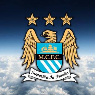 Manchester City logos wallpaper