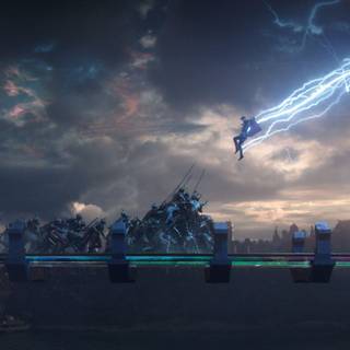 Thor Ragnarok lightning wallpaper