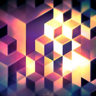 3D cubes wallpaper