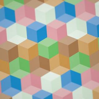3D cubes wallpaper