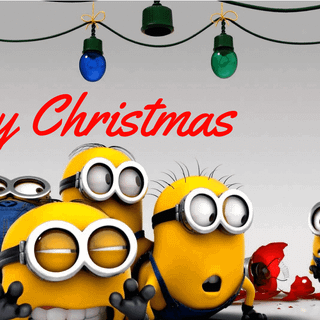Minions Christmas wallpaper