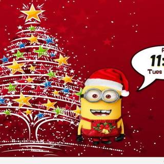 Minions Christmas wallpaper