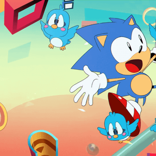 Sonic and friends Christmas wallpaper