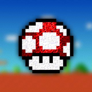 Pixel Mario wallpaper