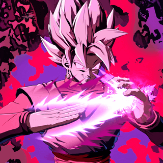 Rose Goku Black wallpaper