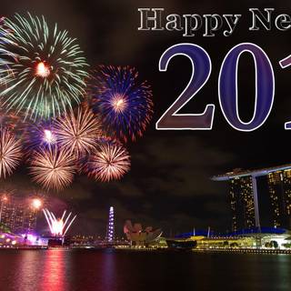 Wallpaper of Happy New Year 2017