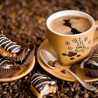 Cute coffee wallpaper