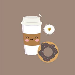 Cute coffee wallpaper