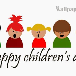Happy children wallpaper