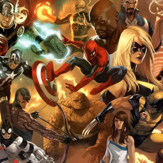 Women in Marvel wallpaper