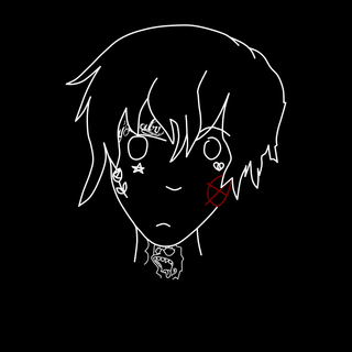 Lil Peep cartoon wallpaper