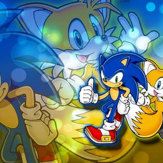 Sonic and Tails wallpaper