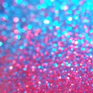 Blue and pink wallpaper