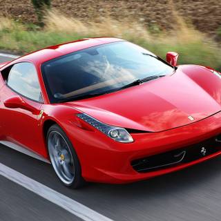 Red Ferrari wallpaper