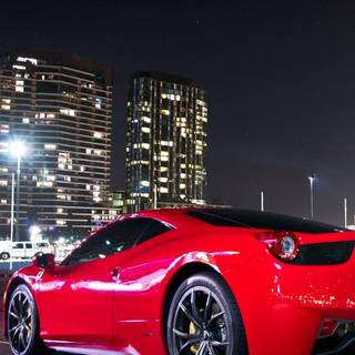 Red Ferrari wallpaper