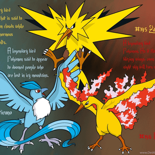 Legendary Bird Trio wallpaper
