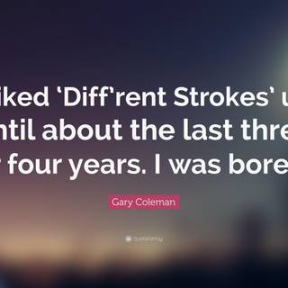 Diff'rent Strokes wallpaper