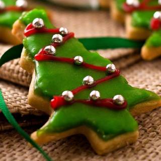 Christmas food wallpaper