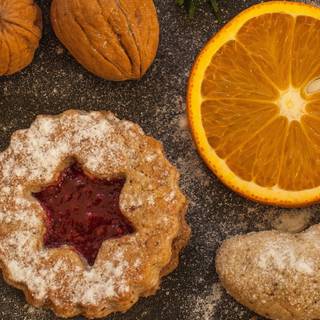 Christmas food wallpaper