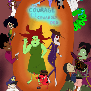 Courage the Cowardly Dog HD wallpaper