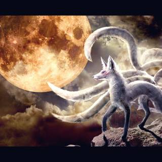 The nine tailed fox wallpaper