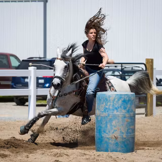 Barrel racing wallpaper
