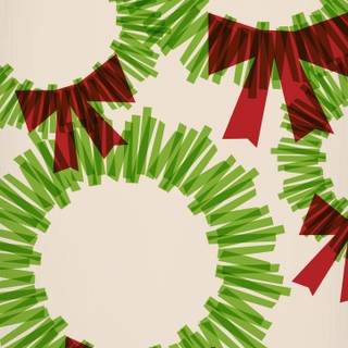 Wreath wallpaper