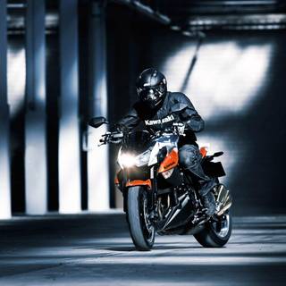 Motorcycle rider wallpaper