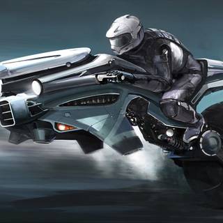 Motorcycle rider wallpaper