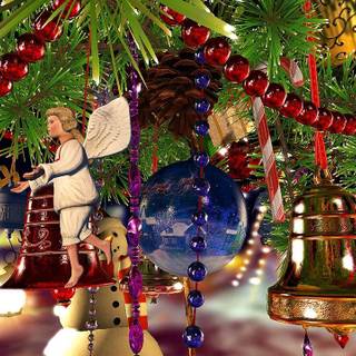 Christmas bells wallpaper