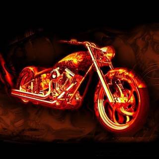 Bike fire wallpaper