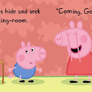 Peppa Pig family wallpaper