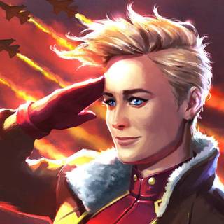 Captain Marvel HD wallpaper