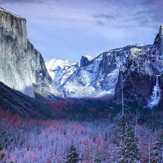 Mountain snow wallpaper