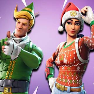 Christmas Fortnite wallpaper