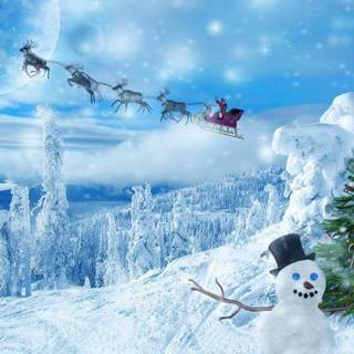 Christmas Frosty wallpaper