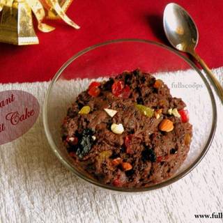 Christmas fruitcake wallpaper