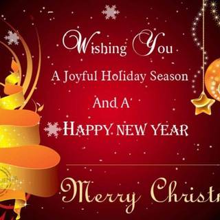 Christmas greetings wallpaper