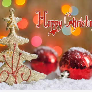 Christmas greetings wallpaper