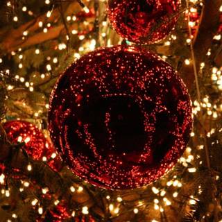 Christmas lights HD wallpaper