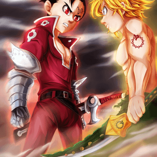 Meliodas vs Zeldris wallpaper