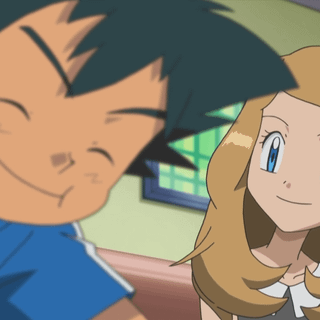 Ash and Serena wallpaper
