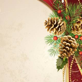 Christmas pine wallpaper