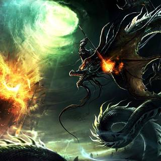 Magic dragons wallpaper
